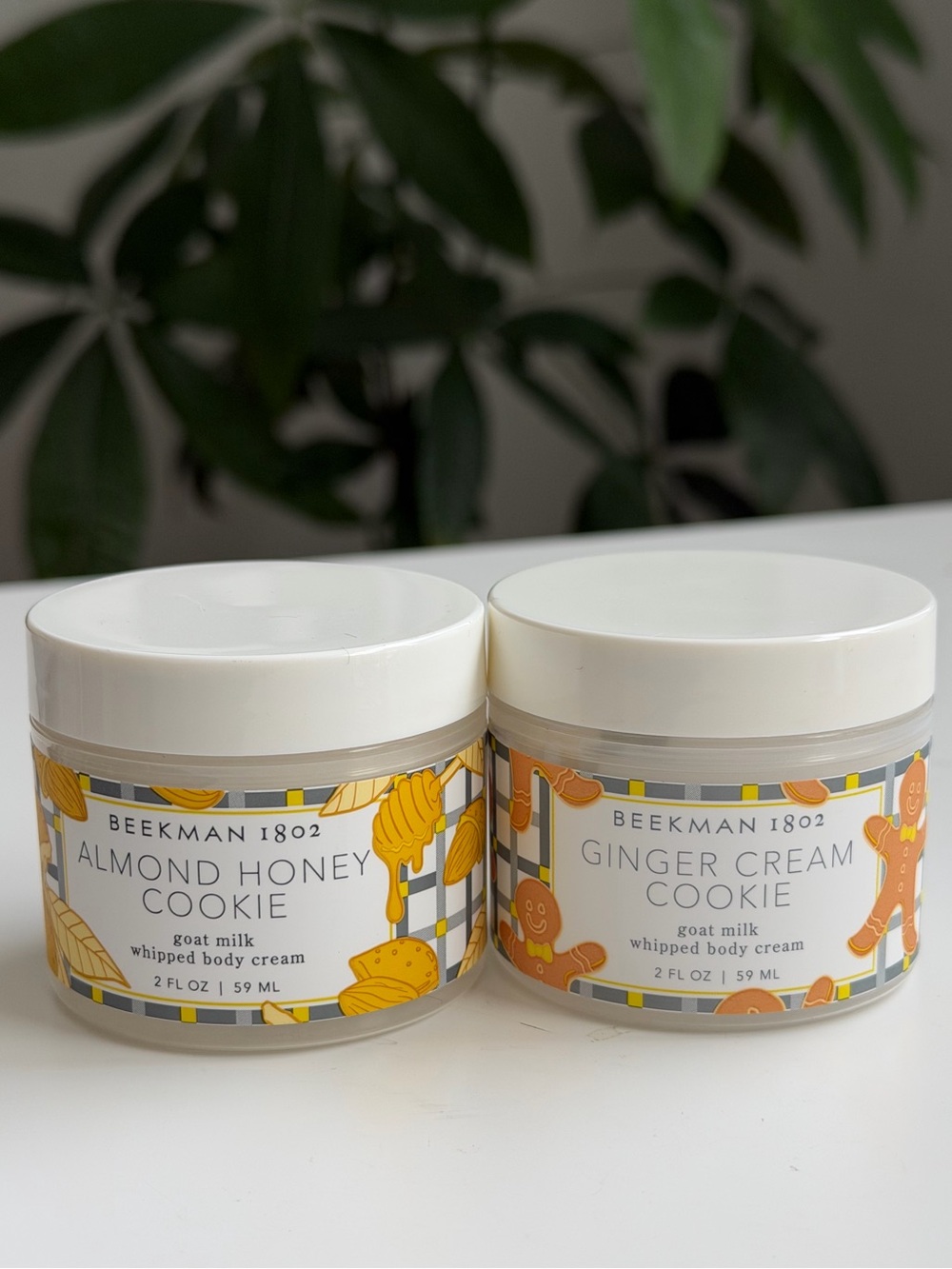 Beekman 1802 Whipped Body Cream Bundle Almond Honey Cookie + Ginger Cream Cookie